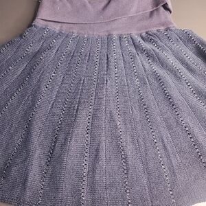 Free People Dusty Lavender Knit Midi Skirt